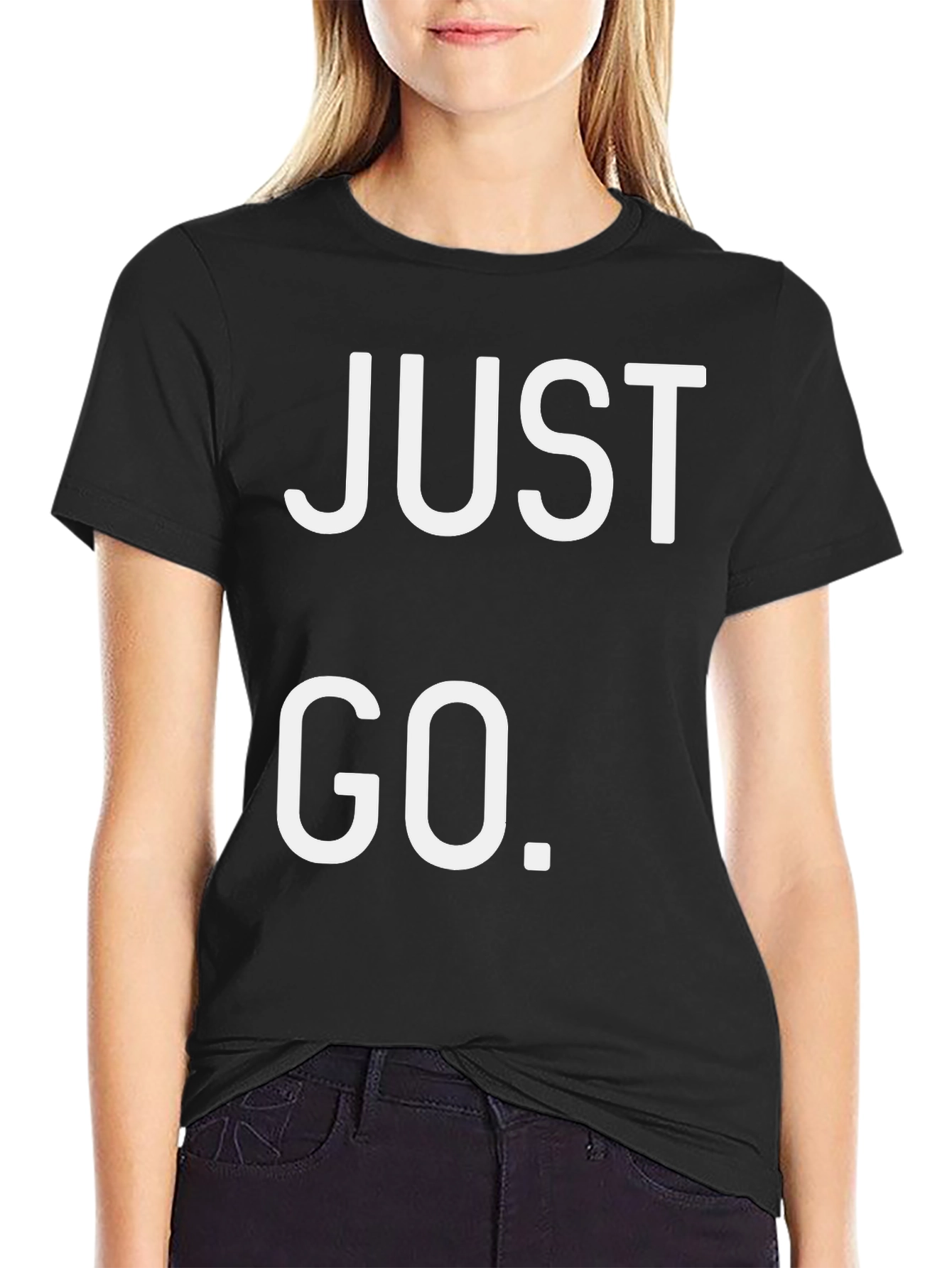 Just Go Black T-Shirt