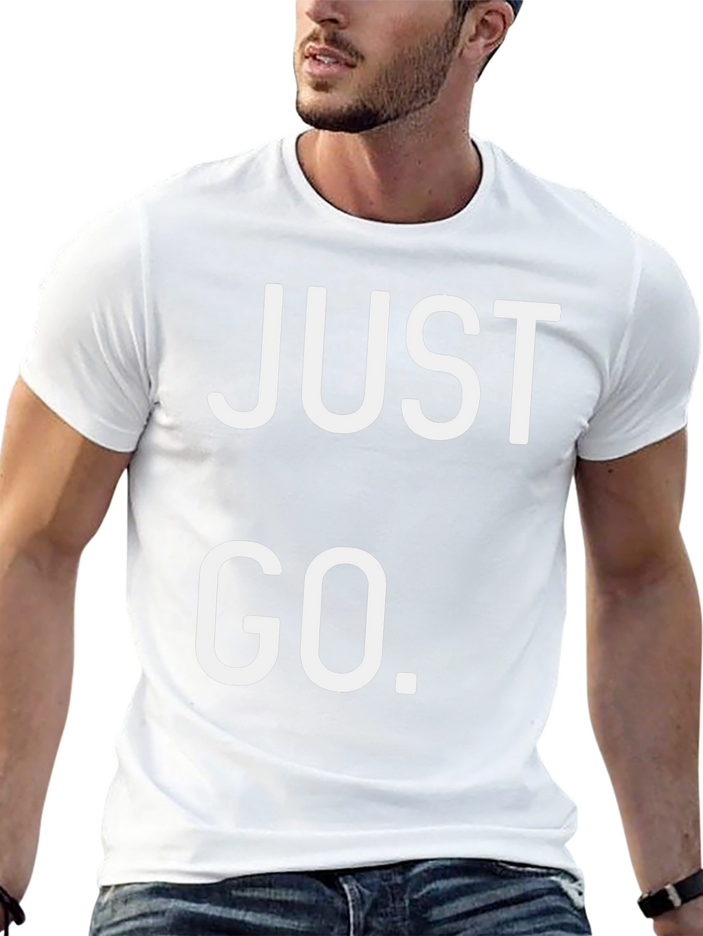 Just Go Black T-Shirt