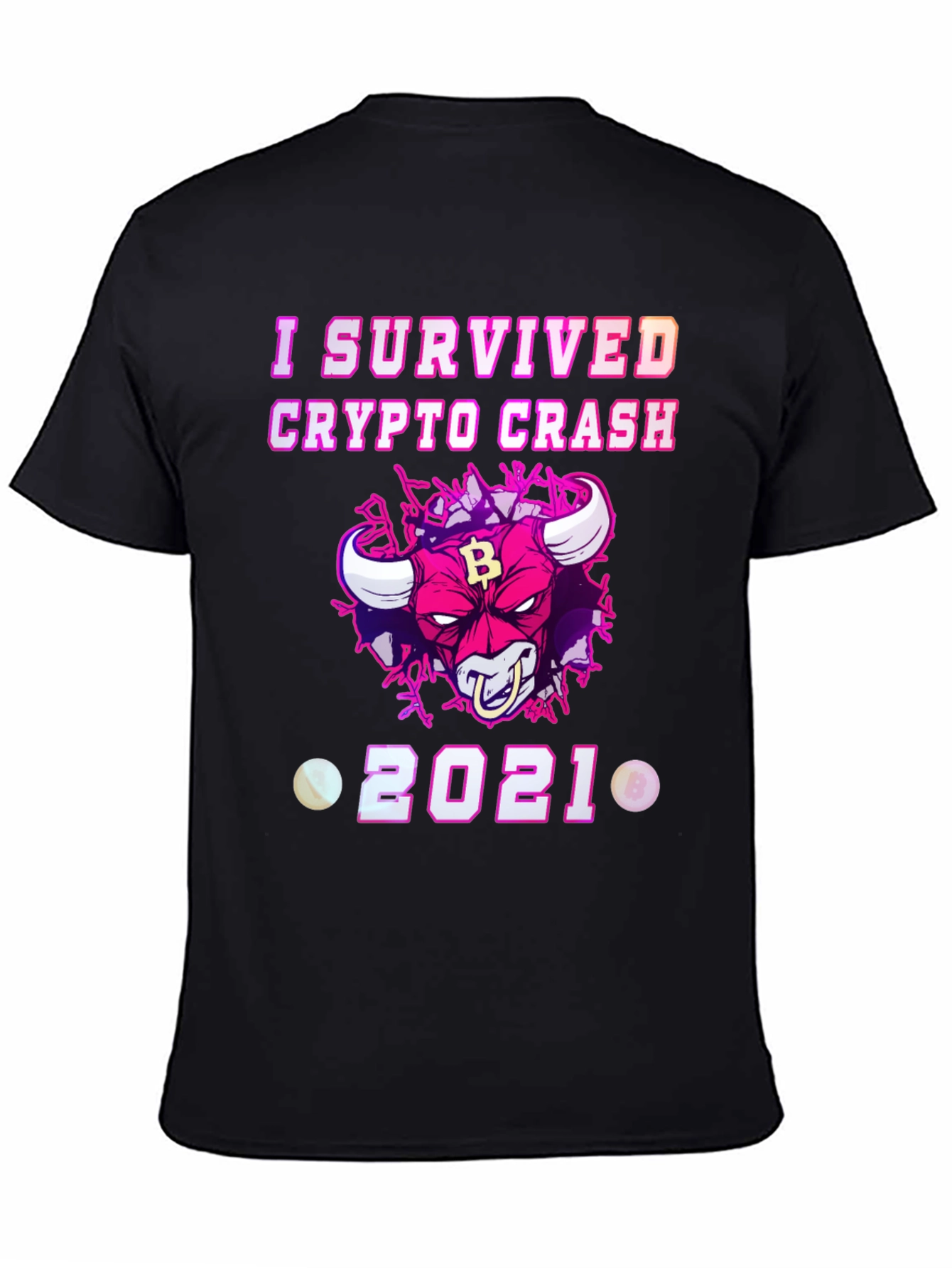 Crypto Crash Survivor 2021 Graphic T-Shirt