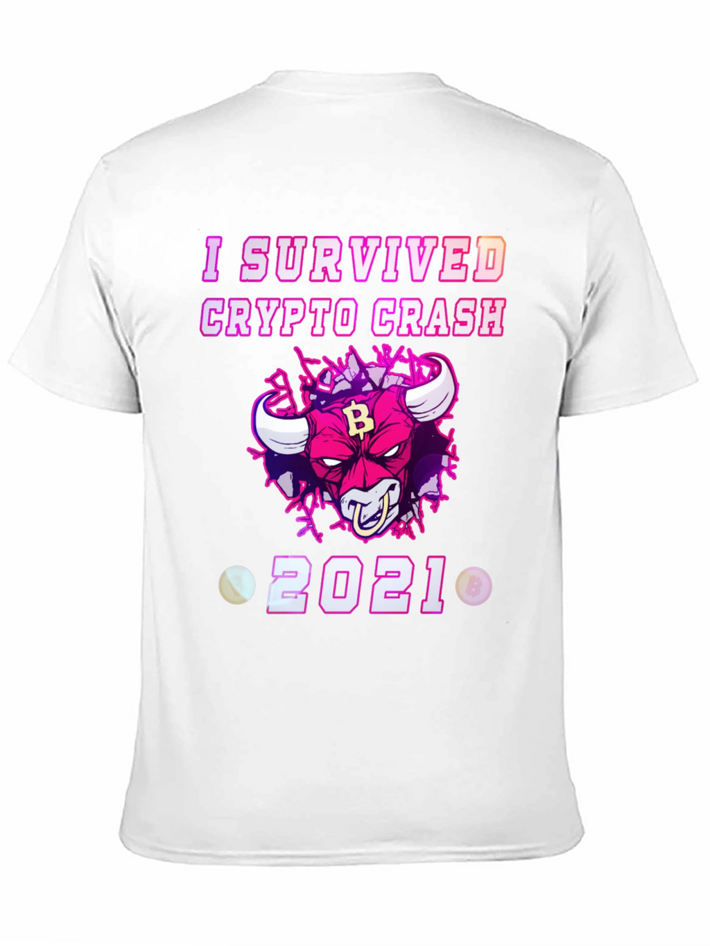 Crypto Crash Survivor 2021 Graphic T-Shirt