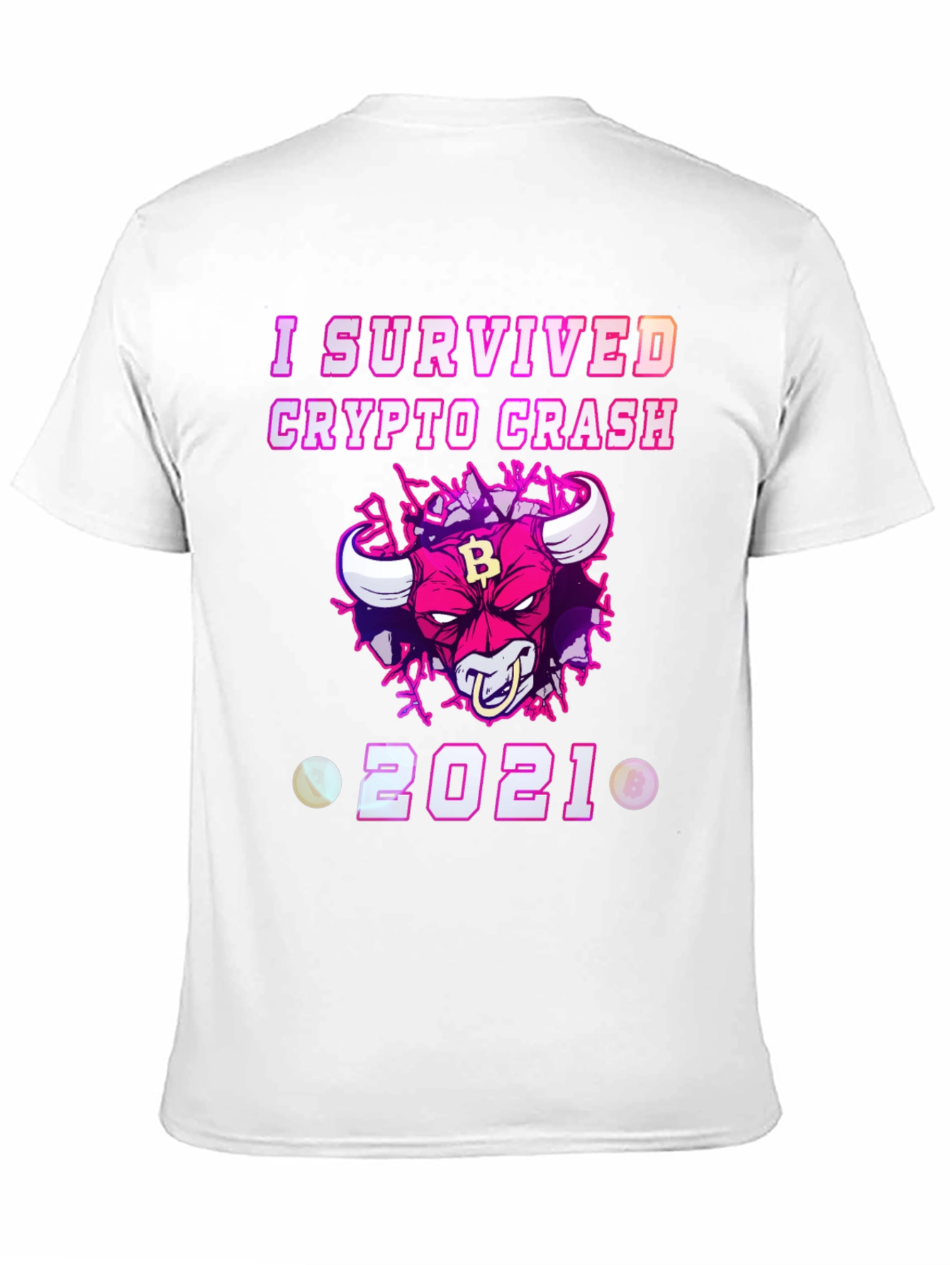 Crypto Crash Survivor 2021 Graphic T-Shirt