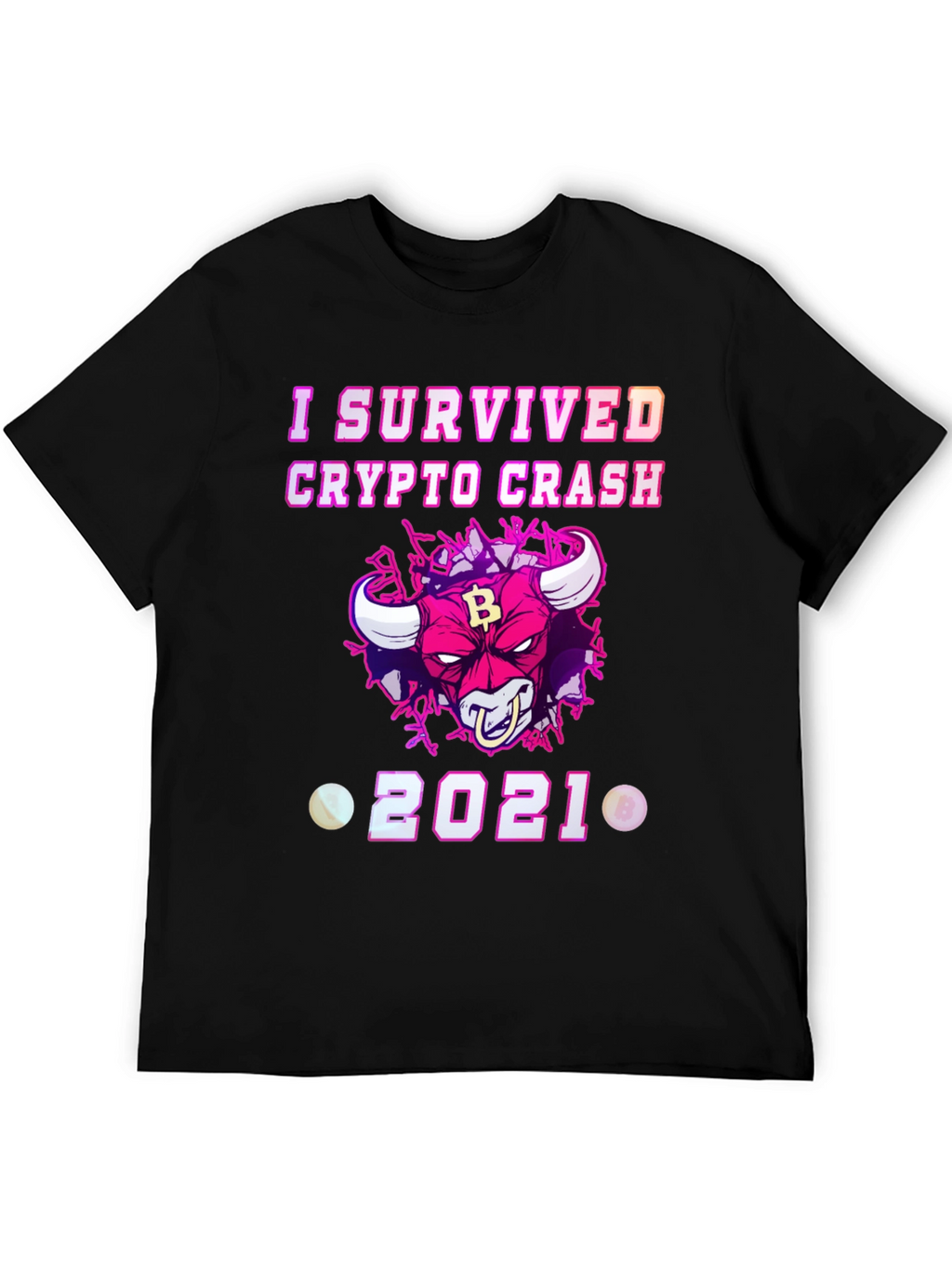 Crypto Crash Survivor 2021 Graphic T-Shirt