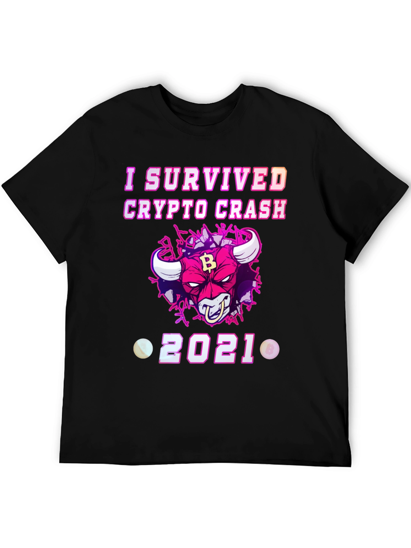 Crypto Crash Survivor 2021 Graphic T-Shirt