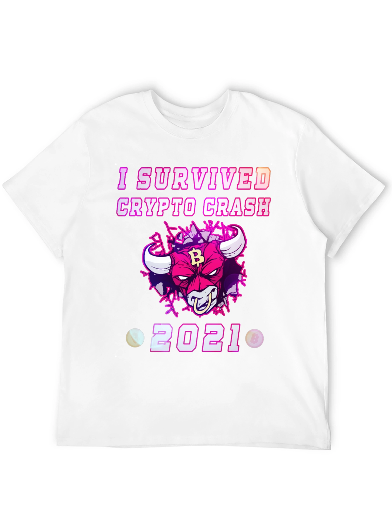 Crypto Crash Survivor 2021 Graphic T-Shirt