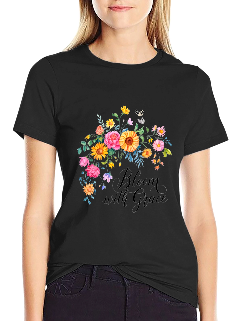 Bloom with Grace Floral T-Shirt