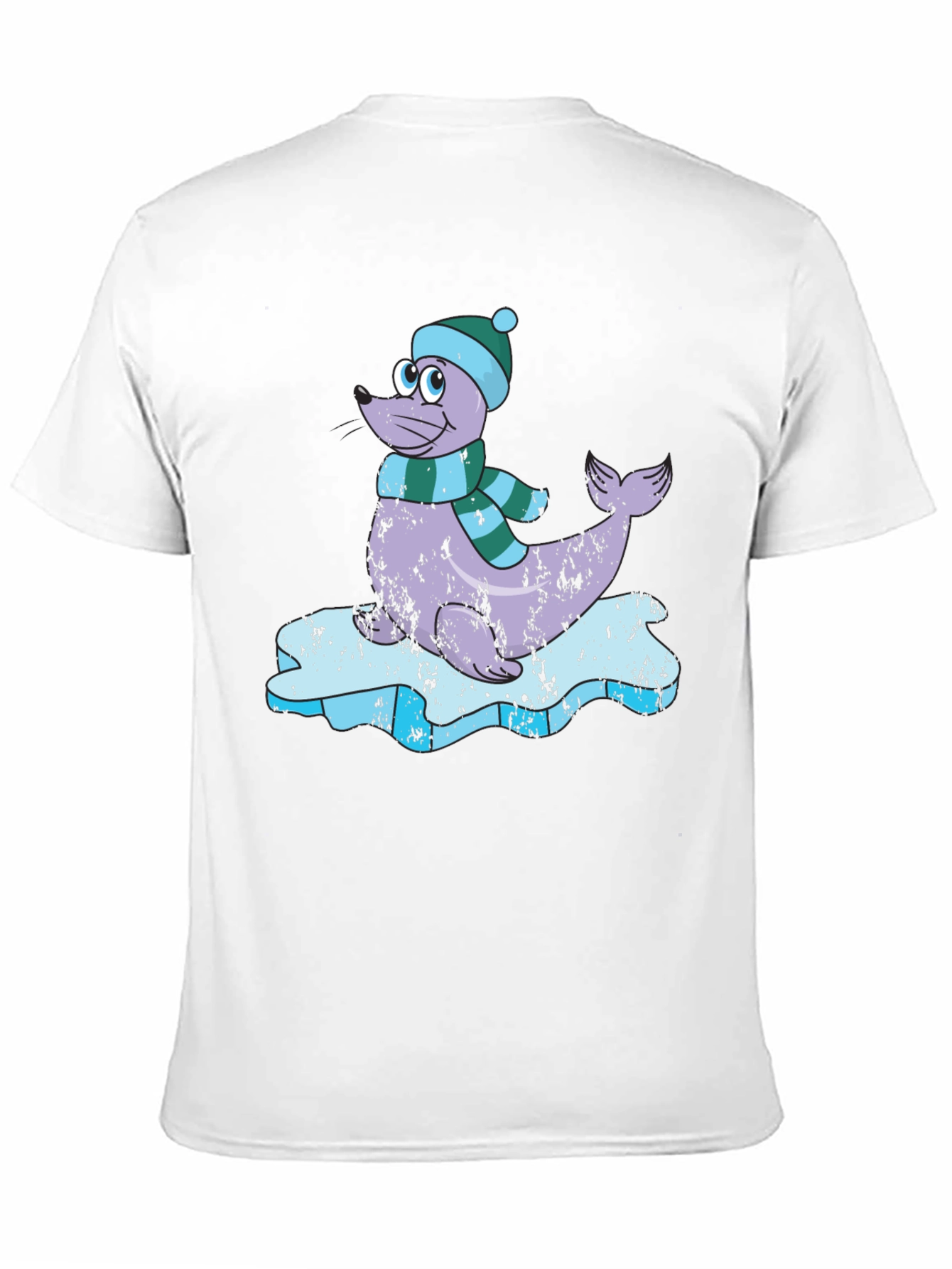 Seal on Ice T-Shirt - Cute Winter Tee