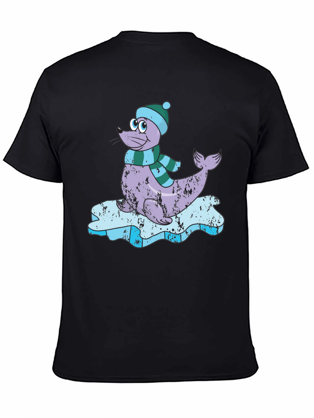 Seal on Ice T-Shirt - Cute Winter Tee