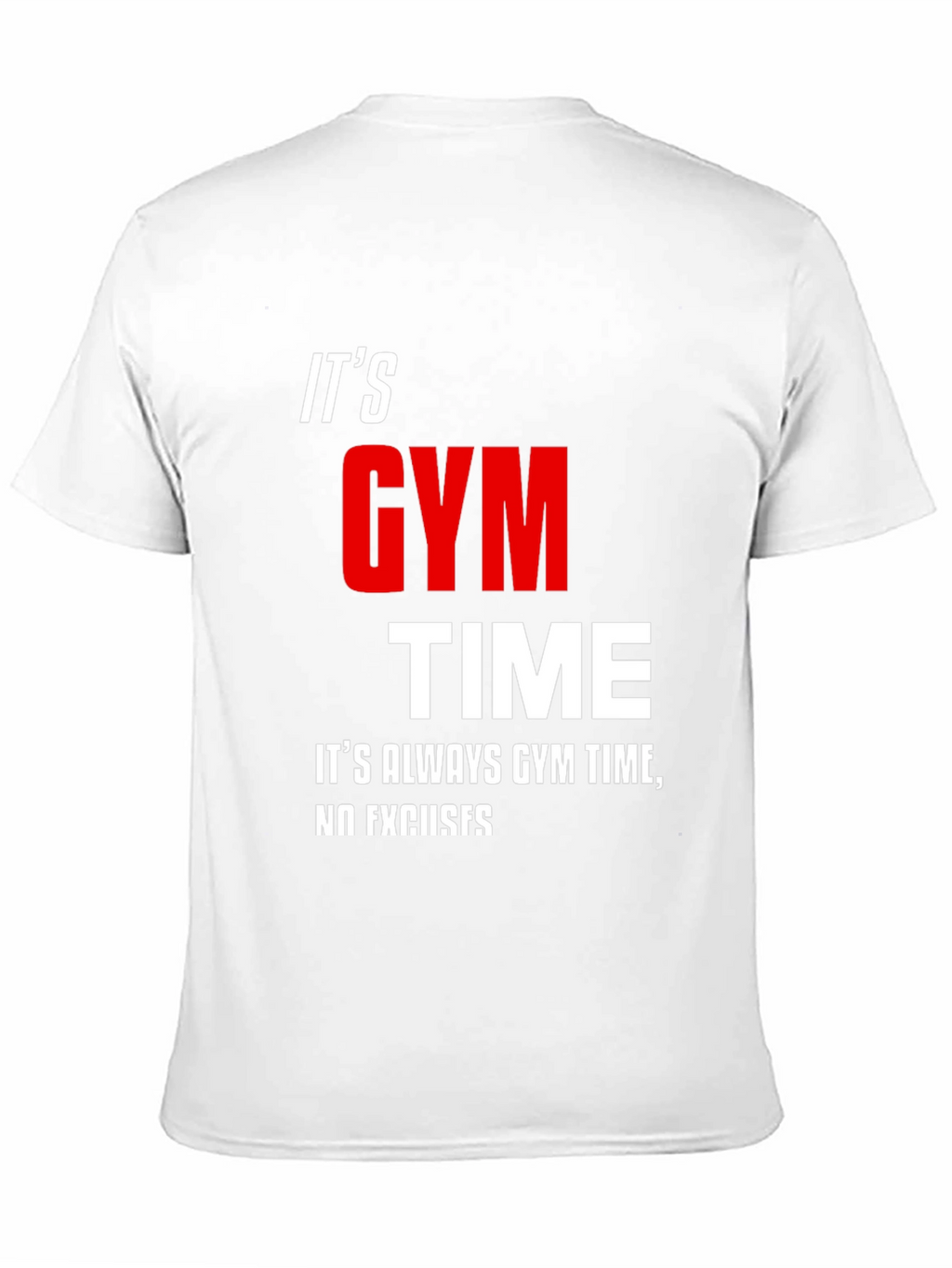 Its Gym Time Black T-Shirt