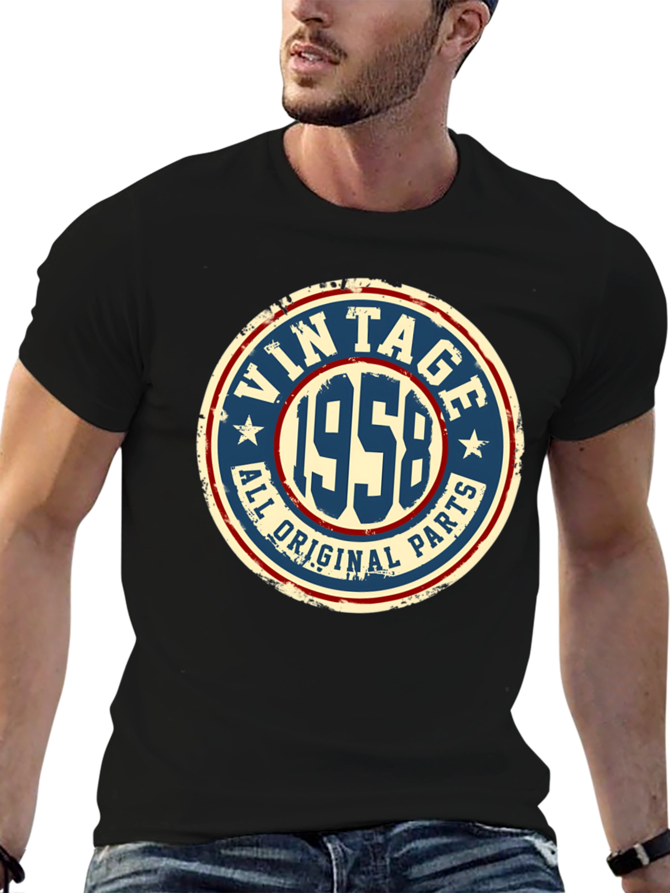 Vintage 1958 All Original Parts Graphic T-Shirt