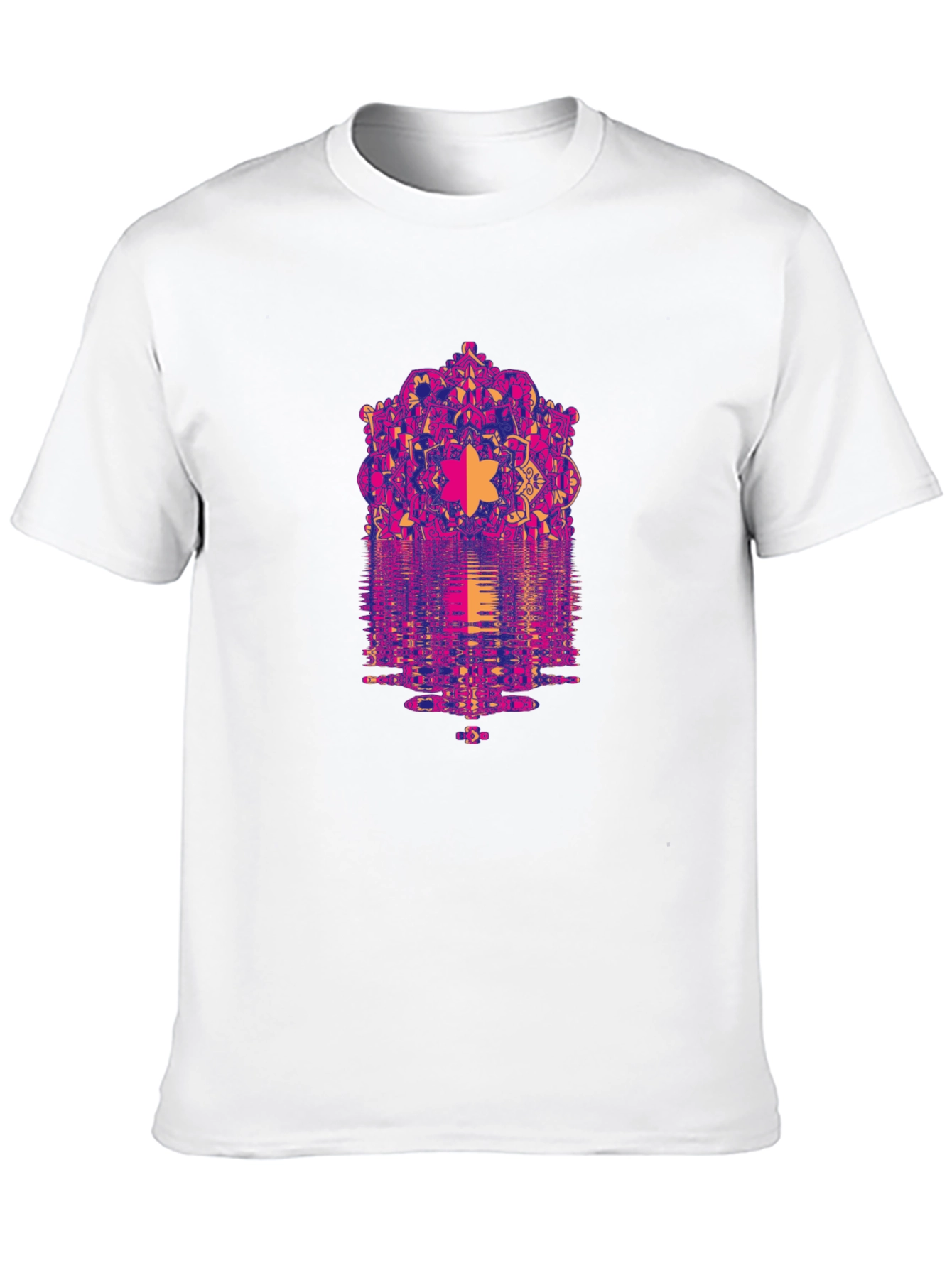 Psychedelic Mandala Reflection Graphic T-Shirt