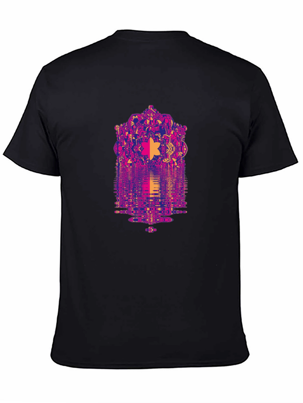 Psychedelic Mandala Reflection Graphic T-Shirt