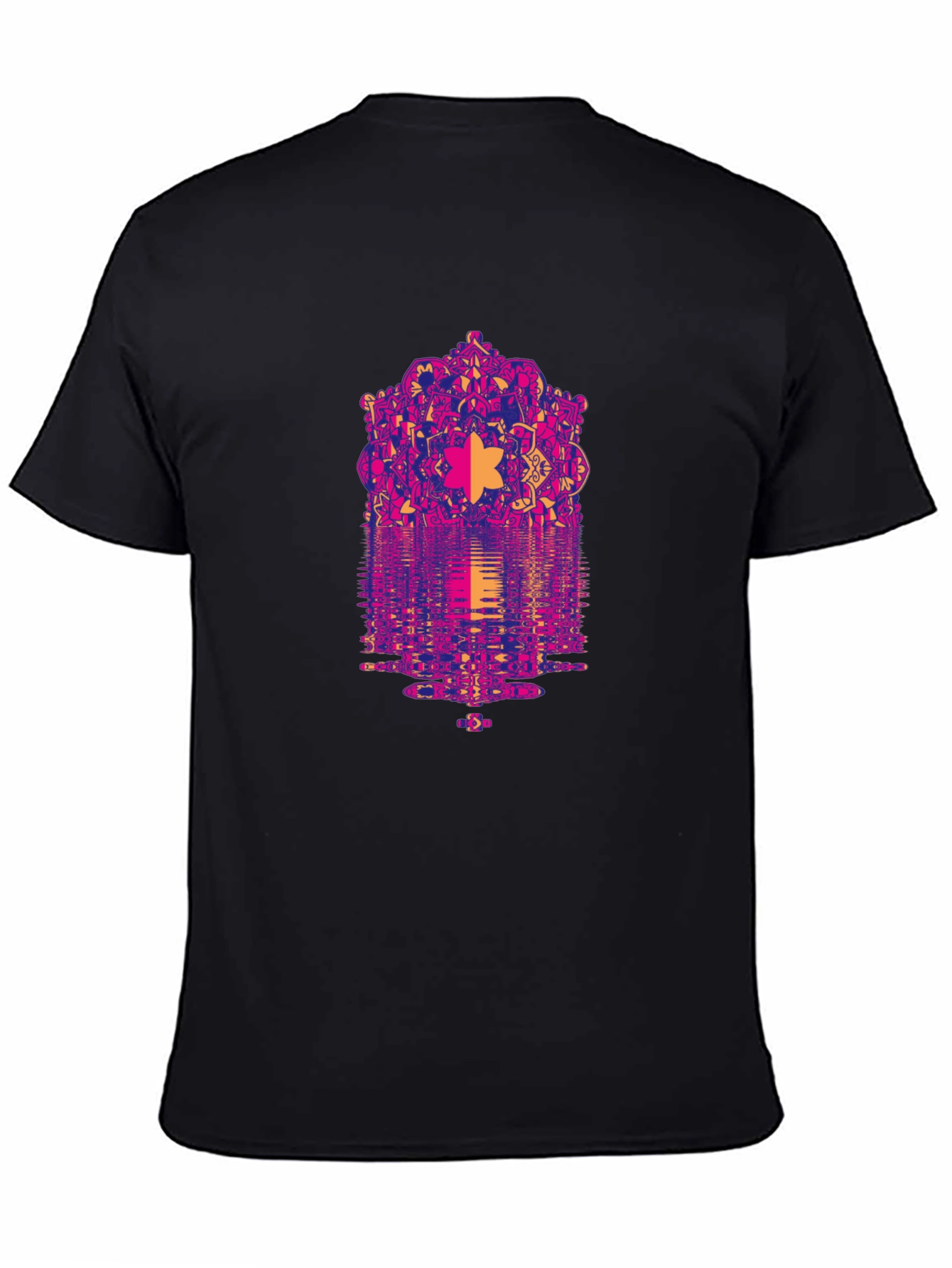 Psychedelic Mandala Reflection Graphic T-Shirt