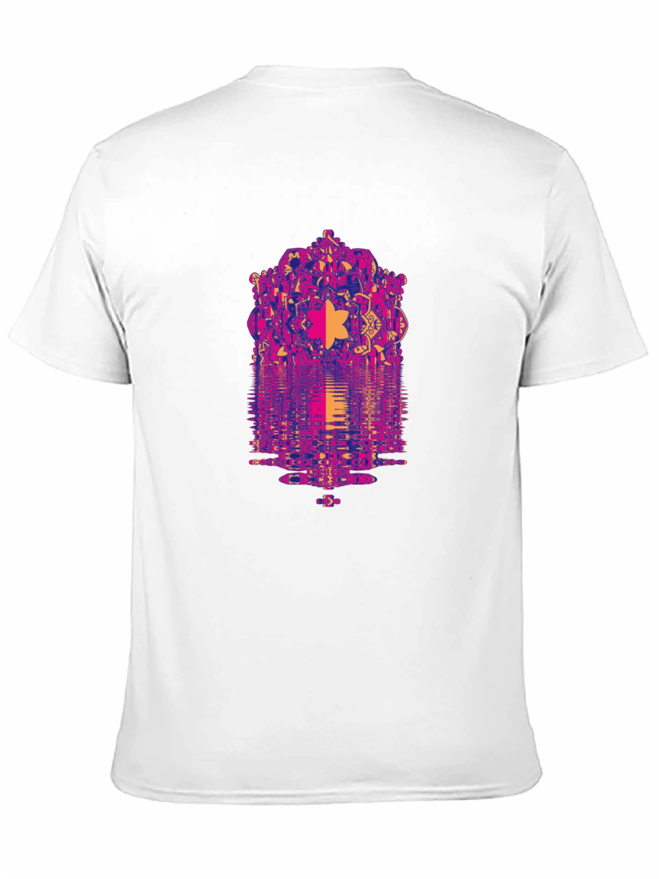 Psychedelic Mandala Reflection Graphic T-Shirt