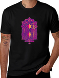 Psychedelic Mandala Reflection Graphic T-Shirt