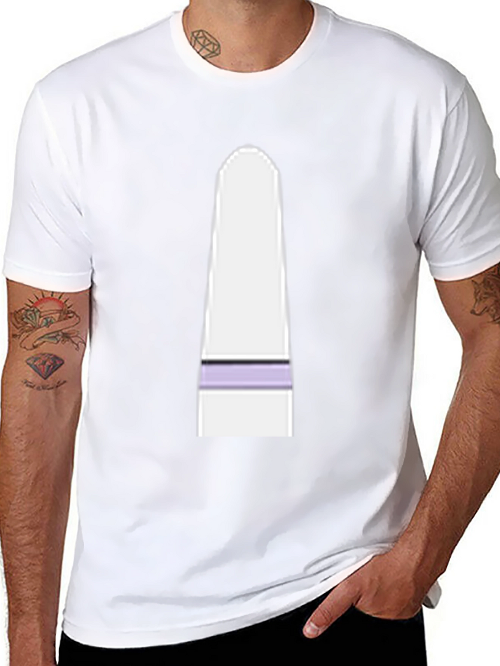 Mens Black T-Shirt with Funny Cartoon Character Graphic