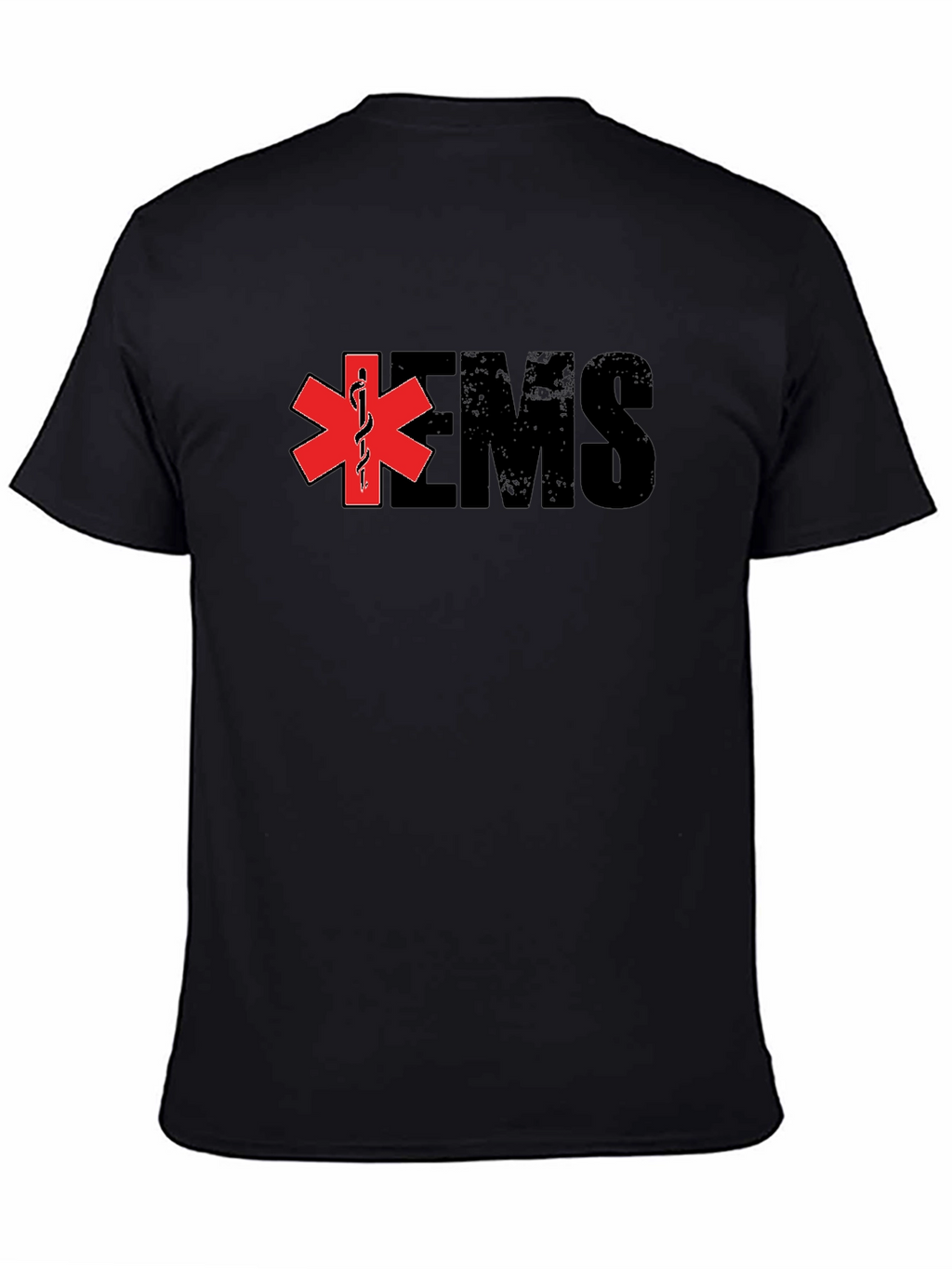 EMS Star of Life Black T-Shirt