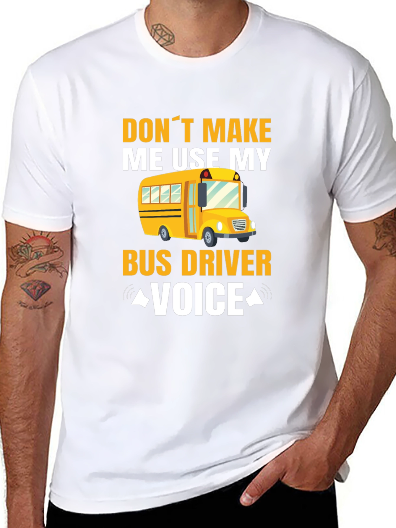 Funny Bus Driver Voice T-Shirt