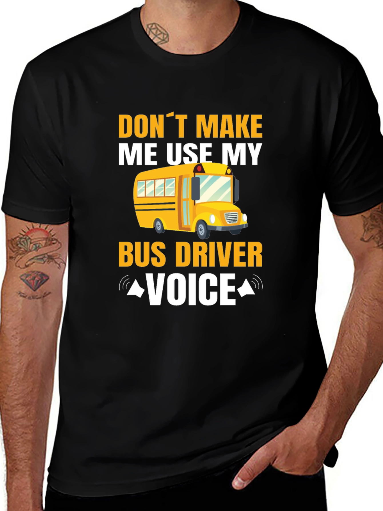 Funny Bus Driver Voice T-Shirt