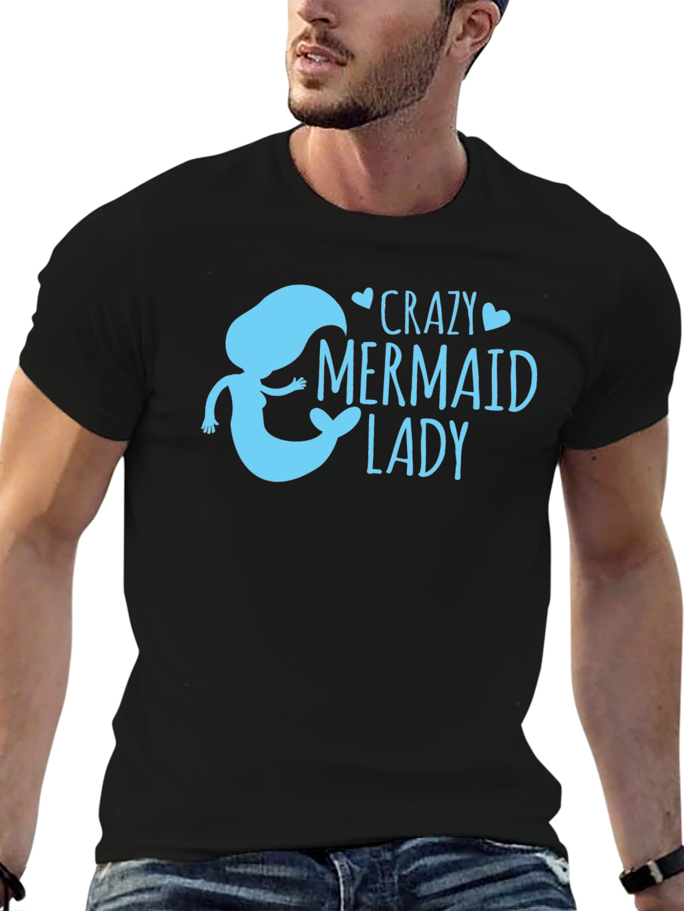 Crazy Mermaid Lady T-Shirt