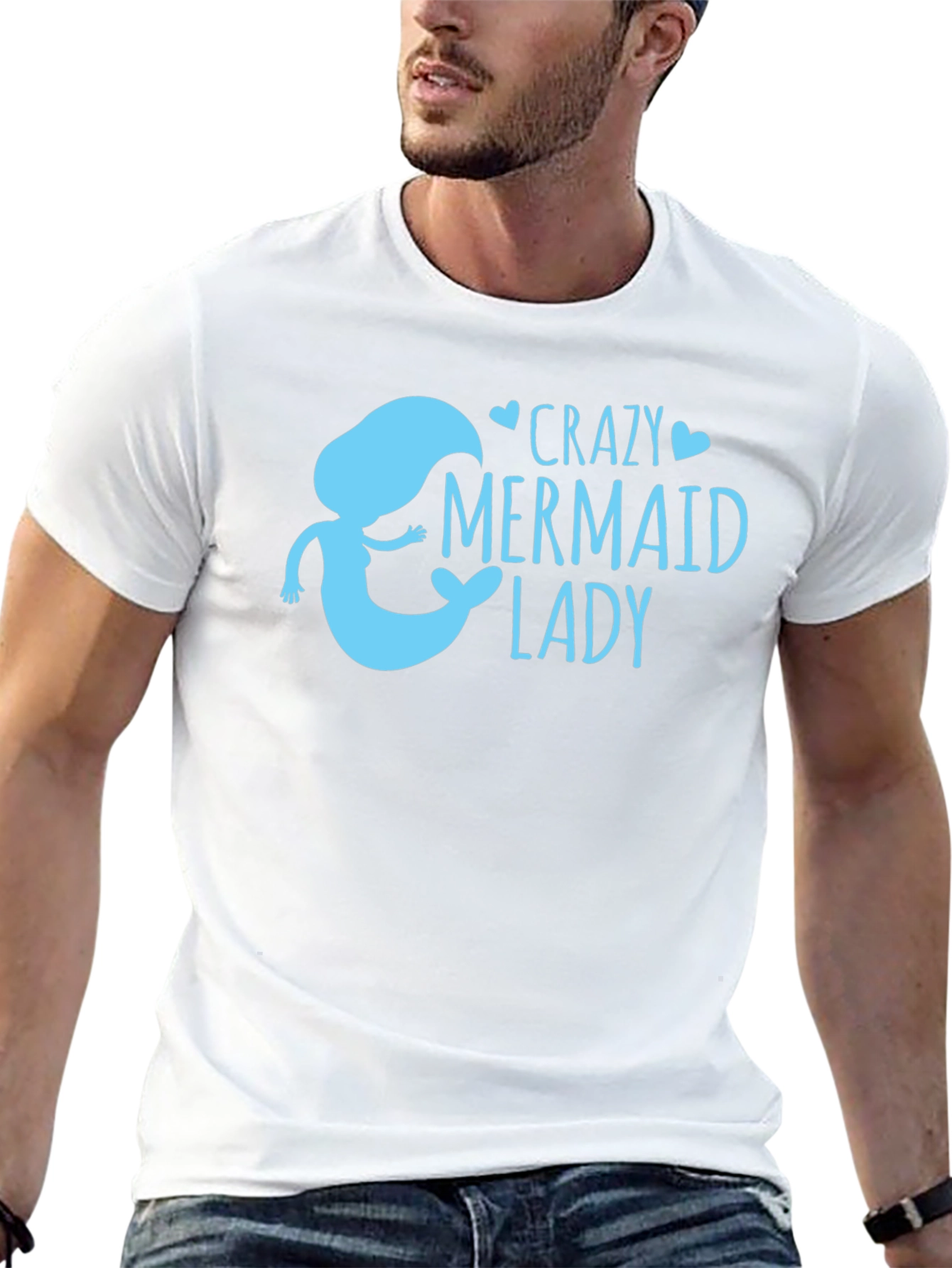 Crazy Mermaid Lady T-Shirt
