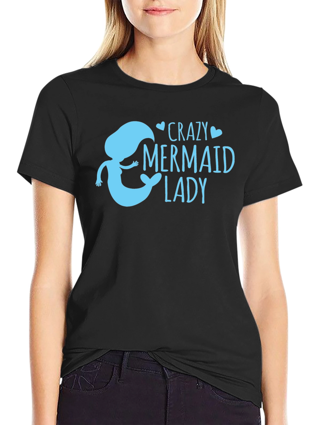 Crazy Mermaid Lady T-Shirt