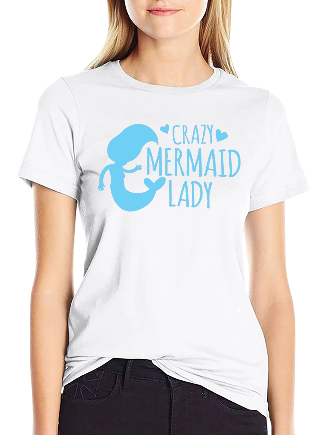 Crazy Mermaid Lady T-Shirt