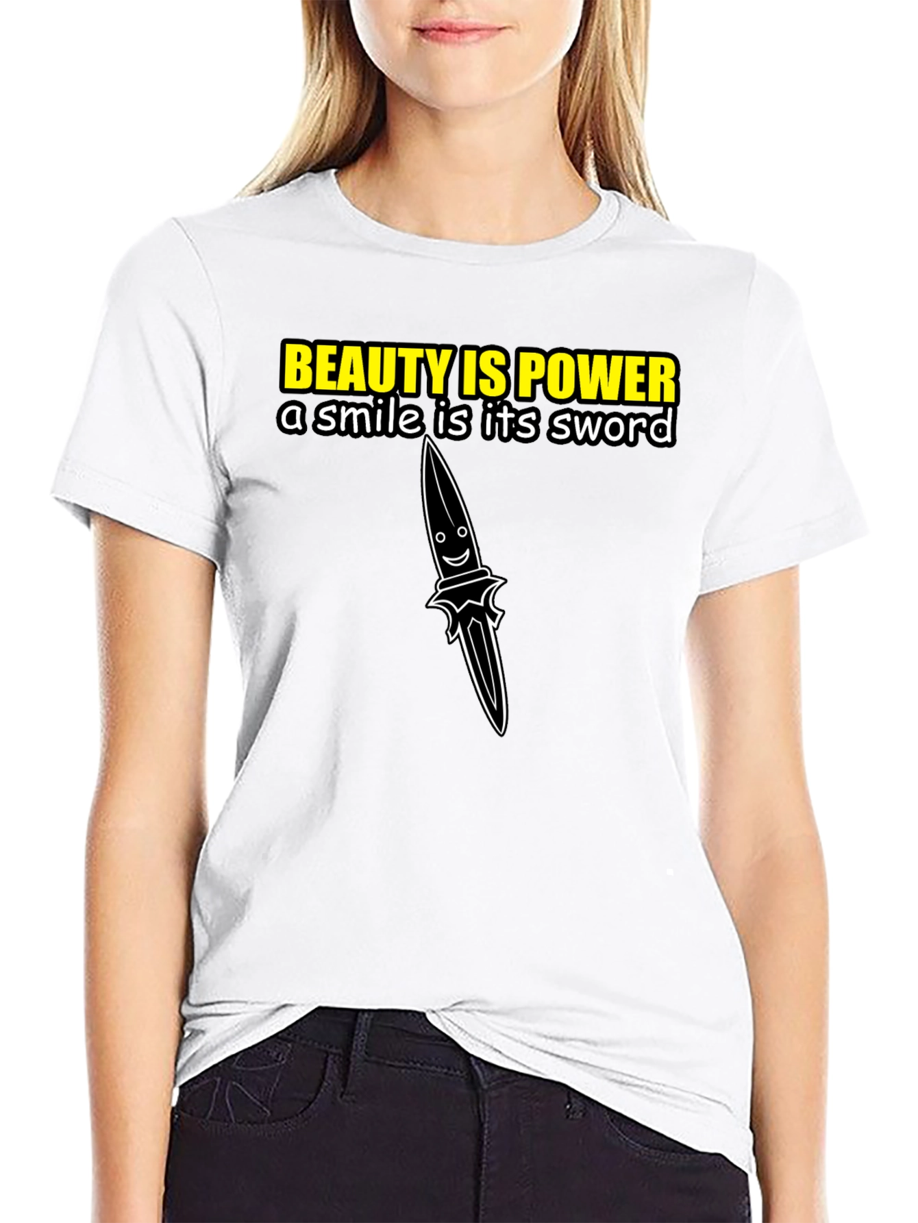 Beauty is Power Graphic T-Shirt