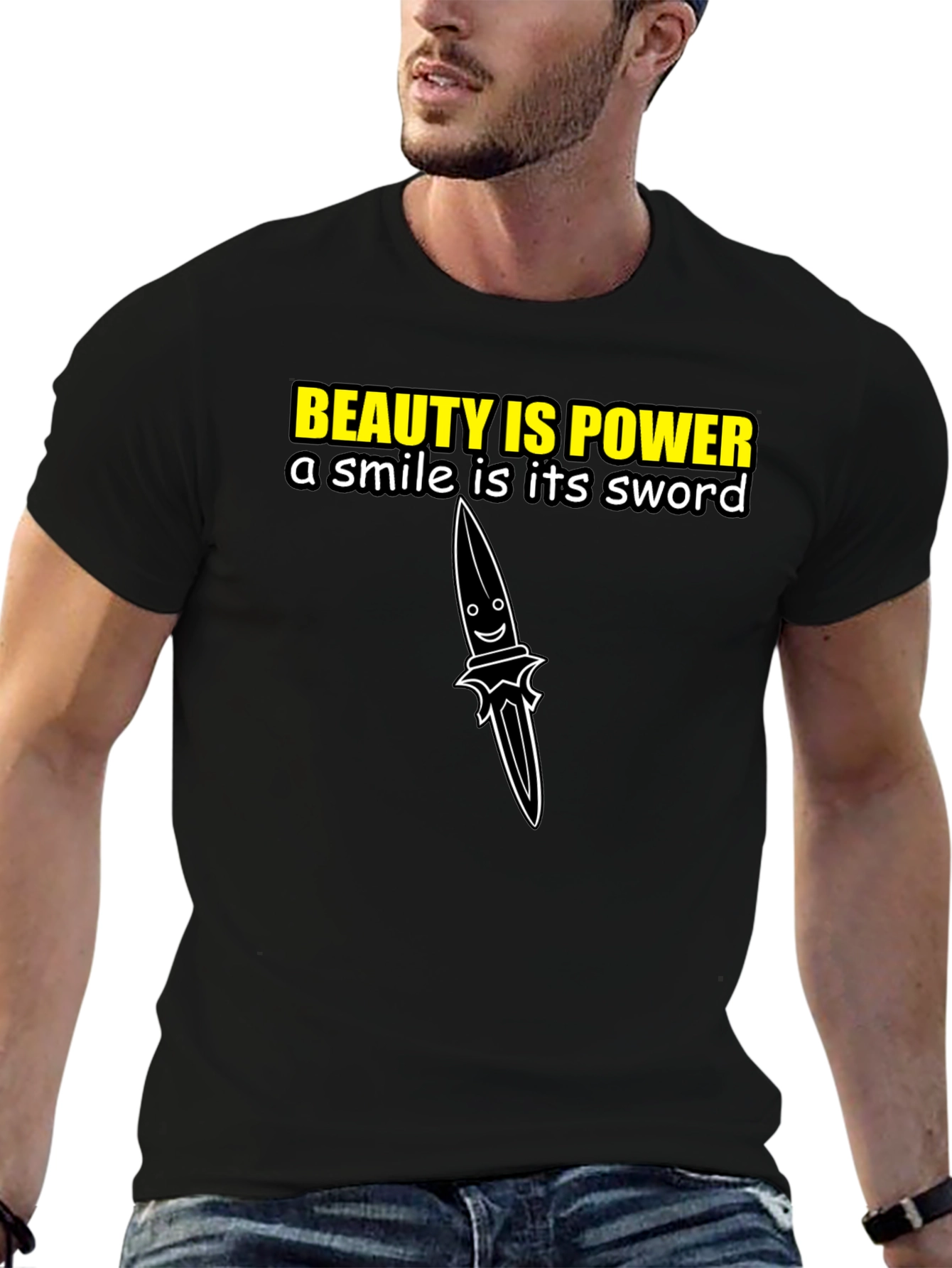 Beauty is Power Graphic T-Shirt