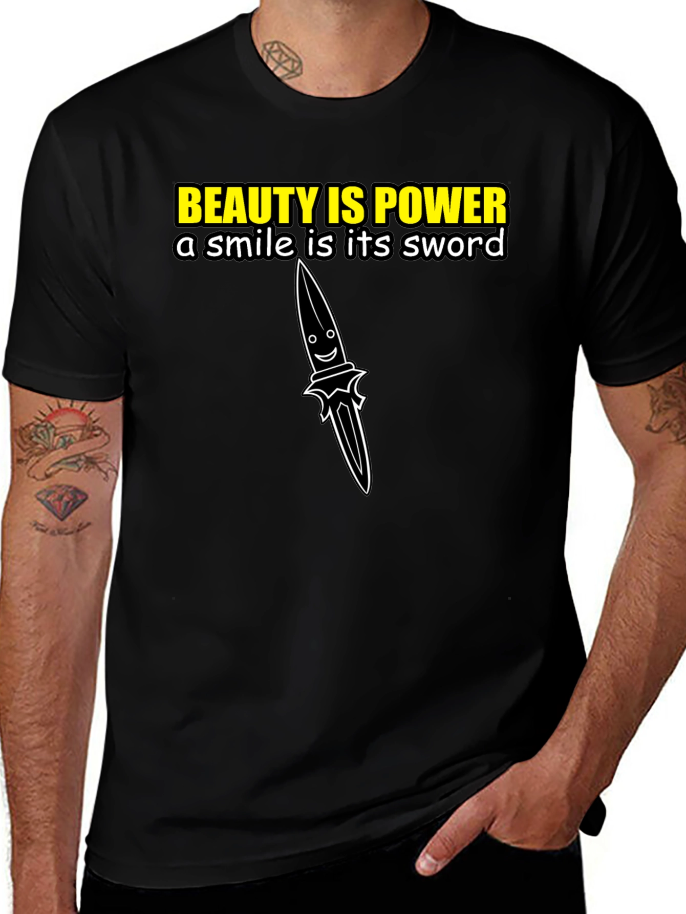 Beauty is Power Graphic T-Shirt