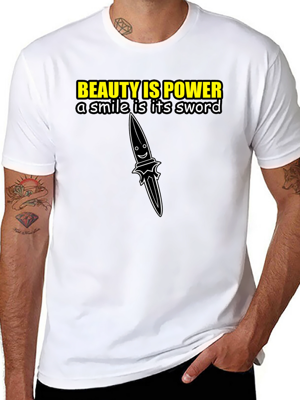 Beauty is Power Graphic T-Shirt