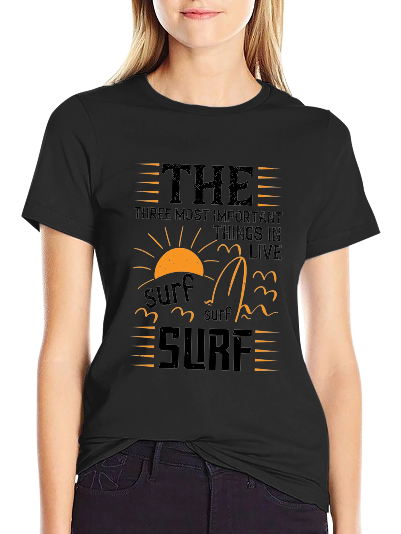 Surfs Up Tee: The Three Most Important Things in Life