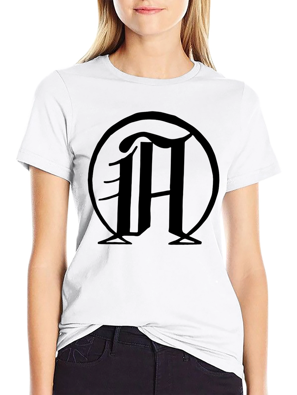 Black T-Shirt with M Logo