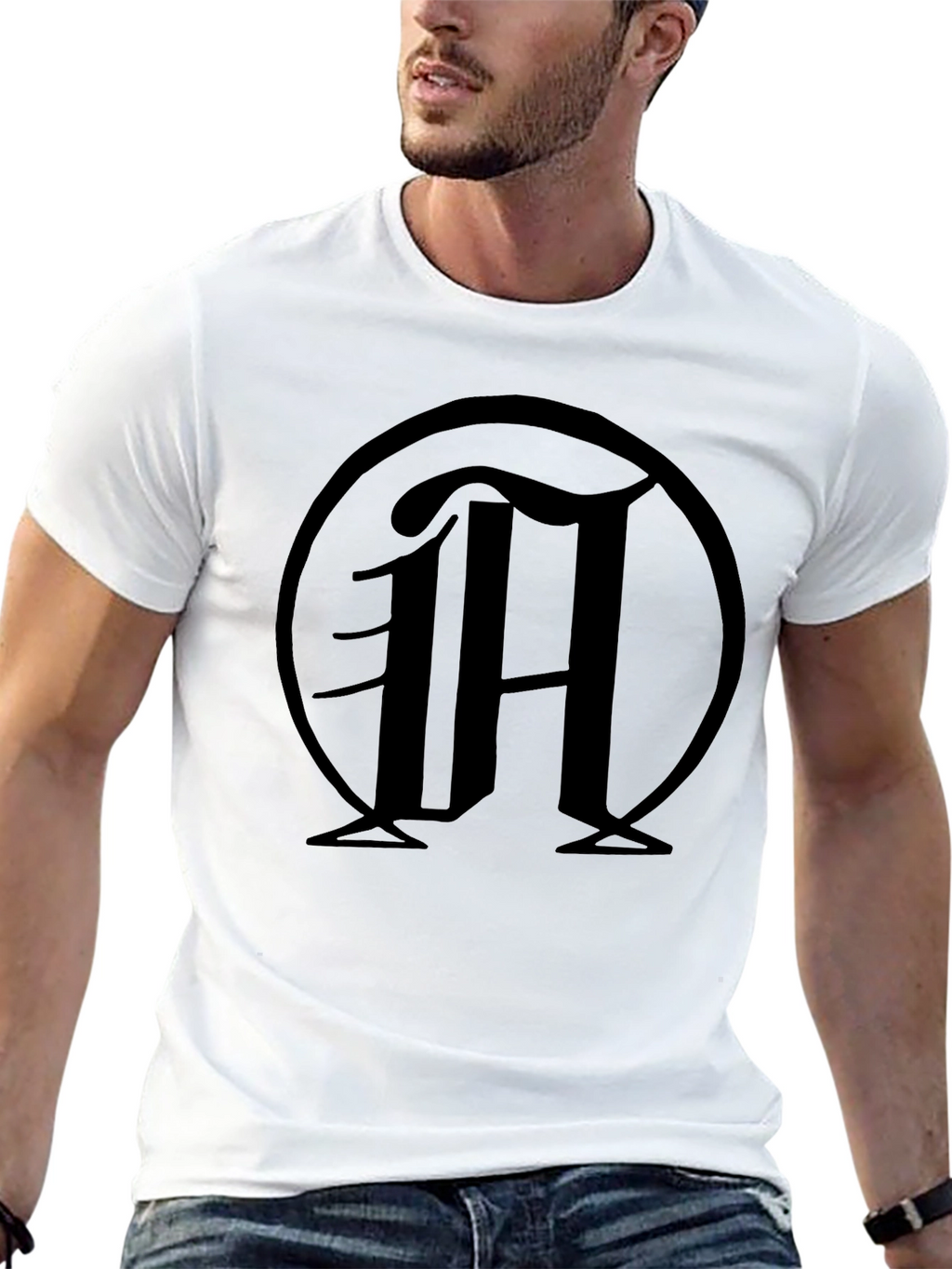 Black T-Shirt with M Logo