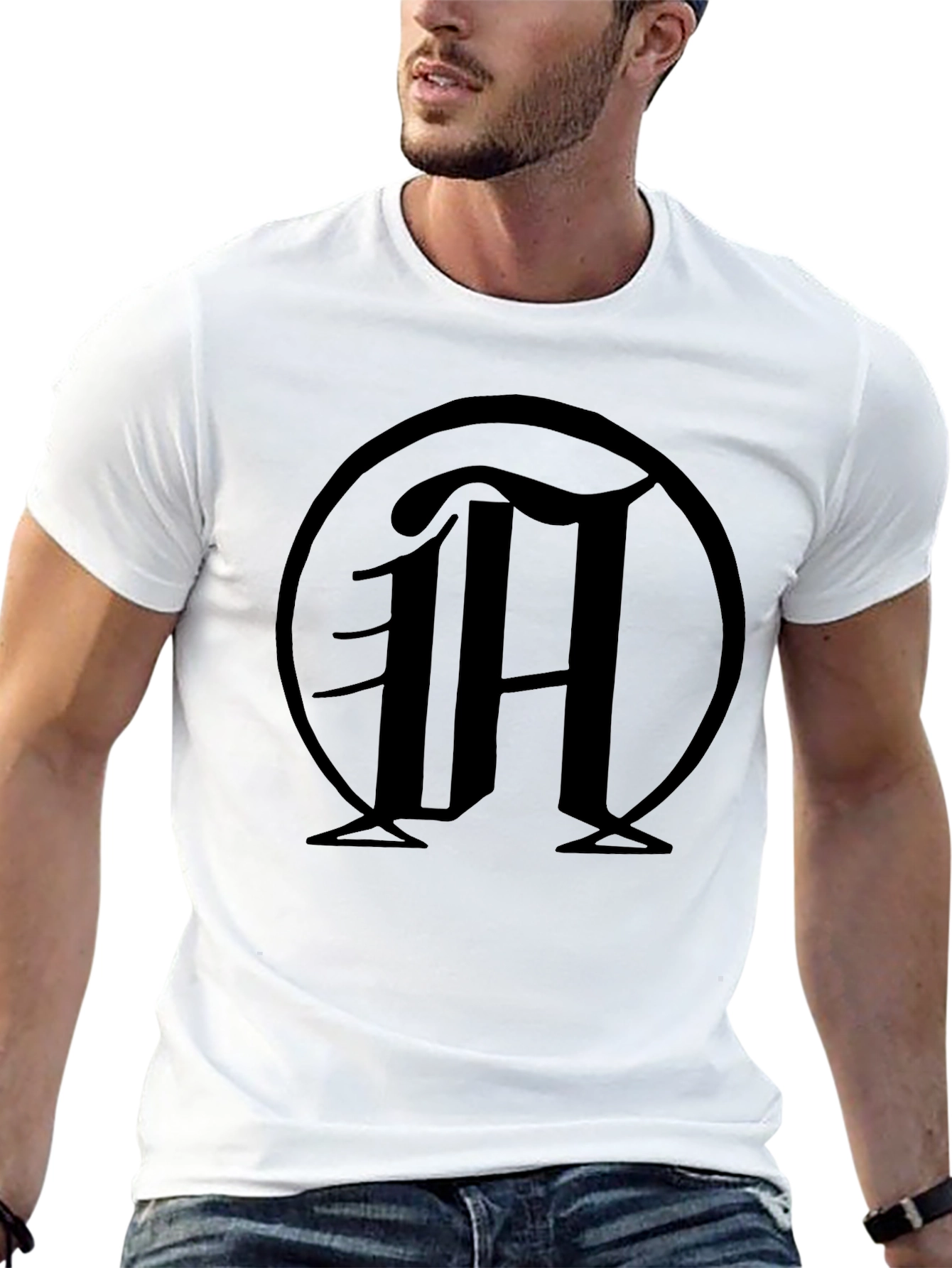 Black T-Shirt with M Logo