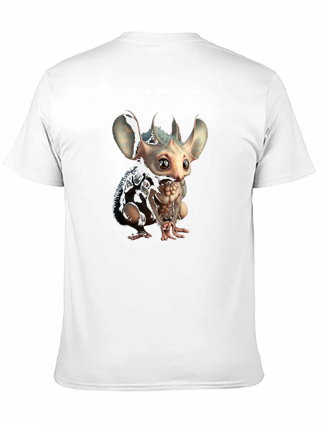 Unique Creature Graphic Tee - Soft Black Cotton