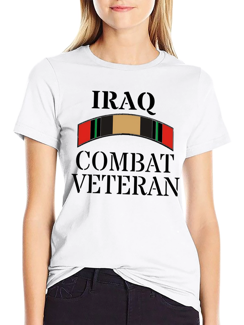 Iraq Combat Veteran Graphic Tee - Black