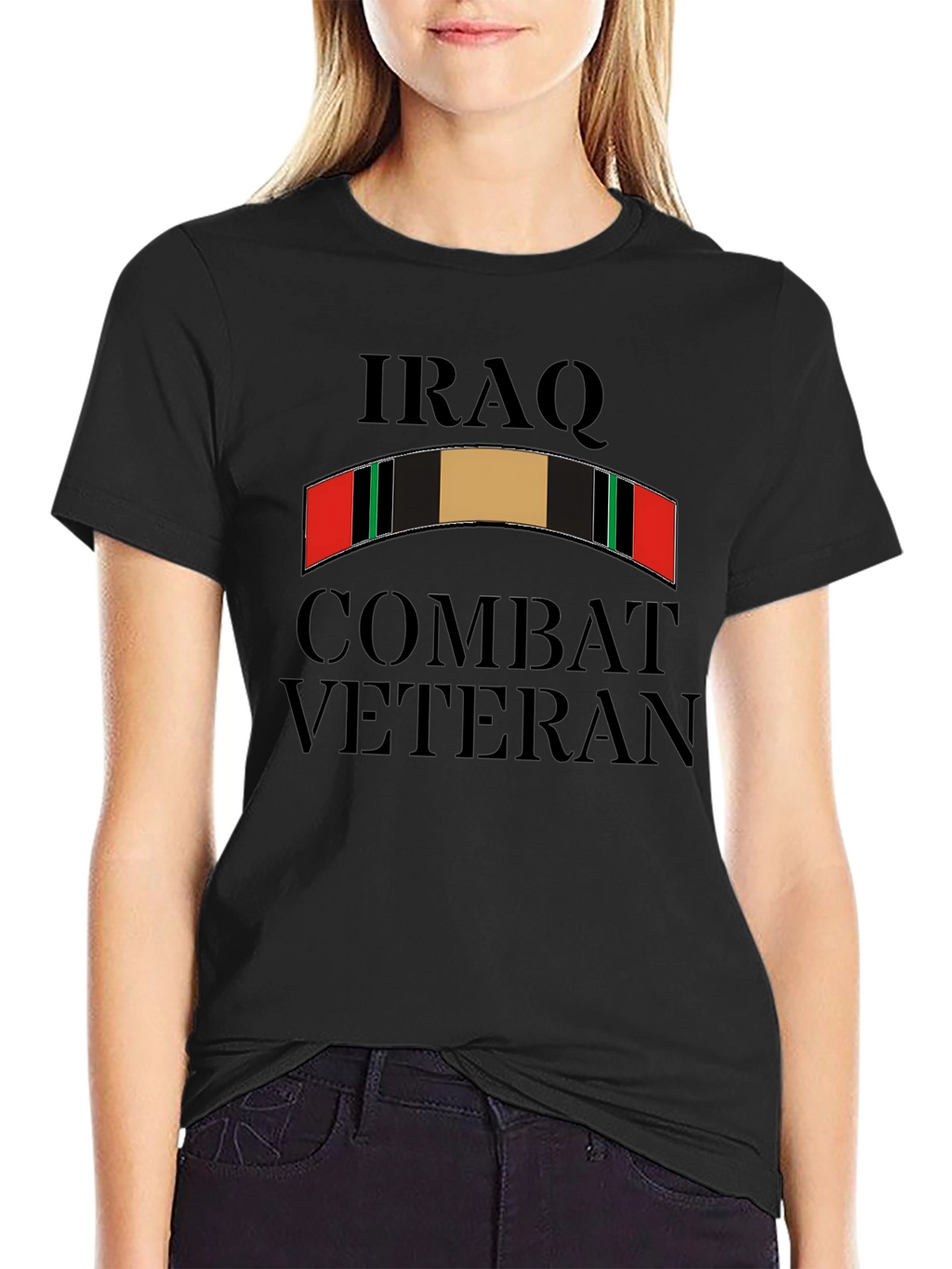 Iraq Combat Veteran Graphic Tee - Black