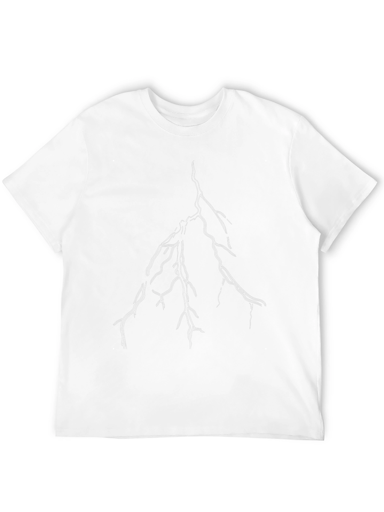 Lightning Bolt Graphic Black T-Shirt