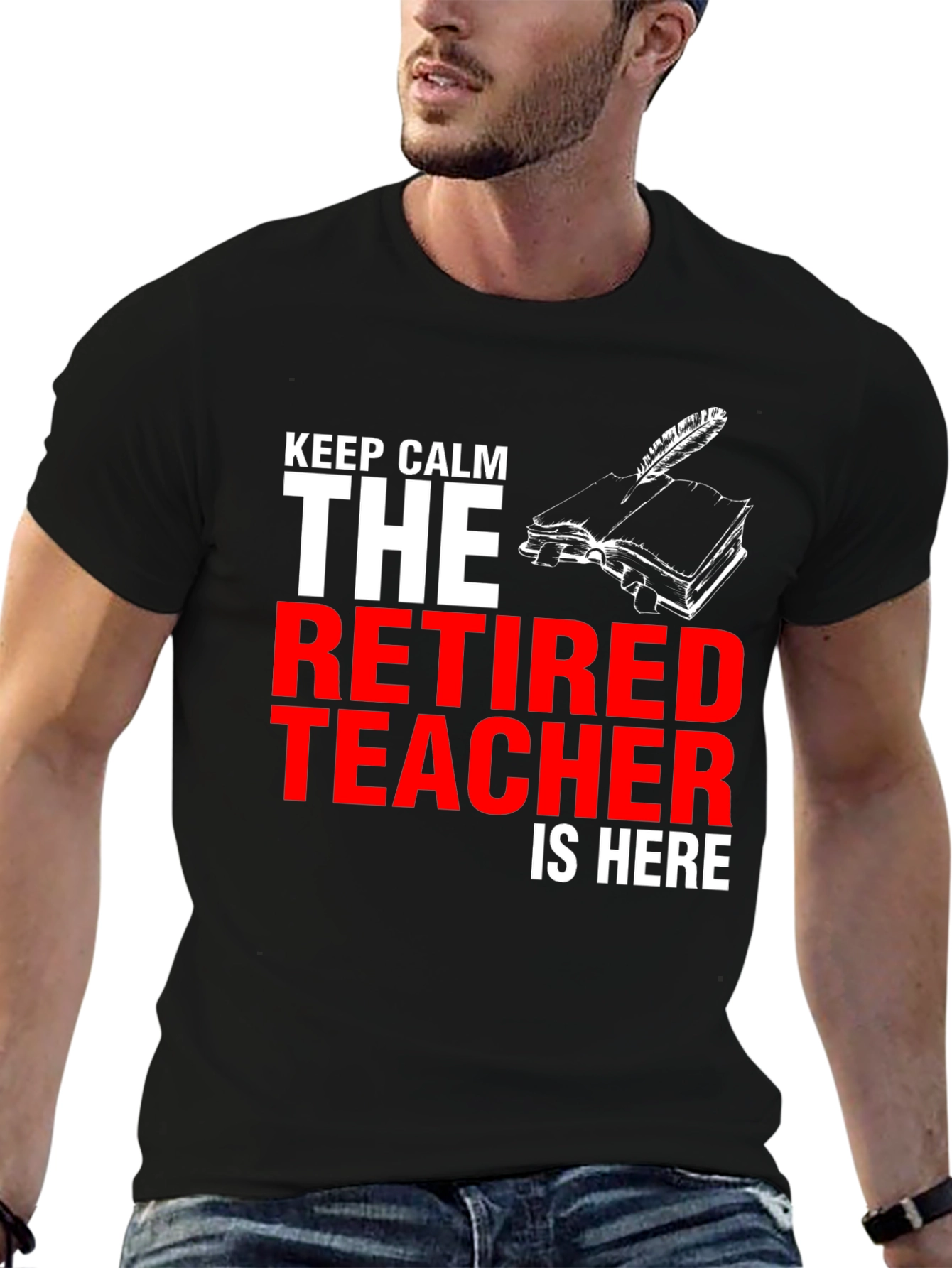 Retired Teacher T-Shirt - Keep Calm