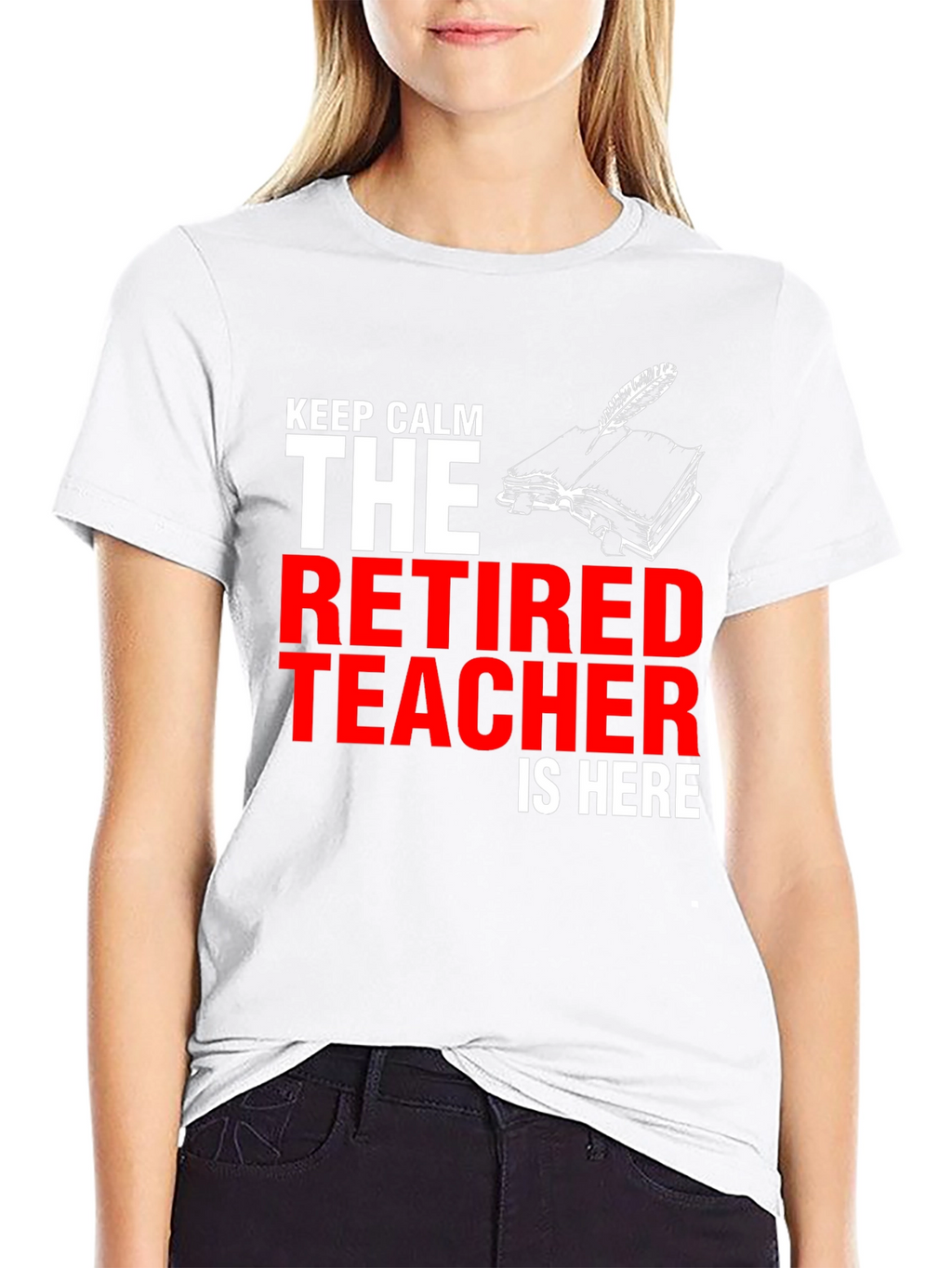 Retired Teacher T-Shirt - Keep Calm
