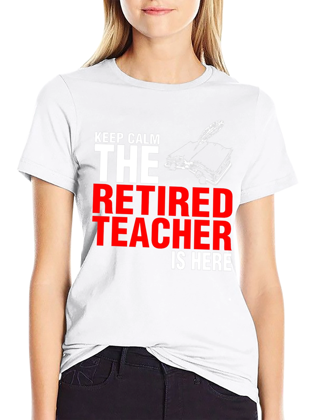 Retired Teacher T-Shirt - Keep Calm