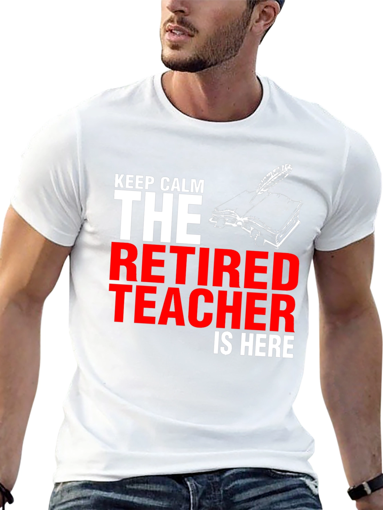 Retired Teacher T-Shirt - Keep Calm