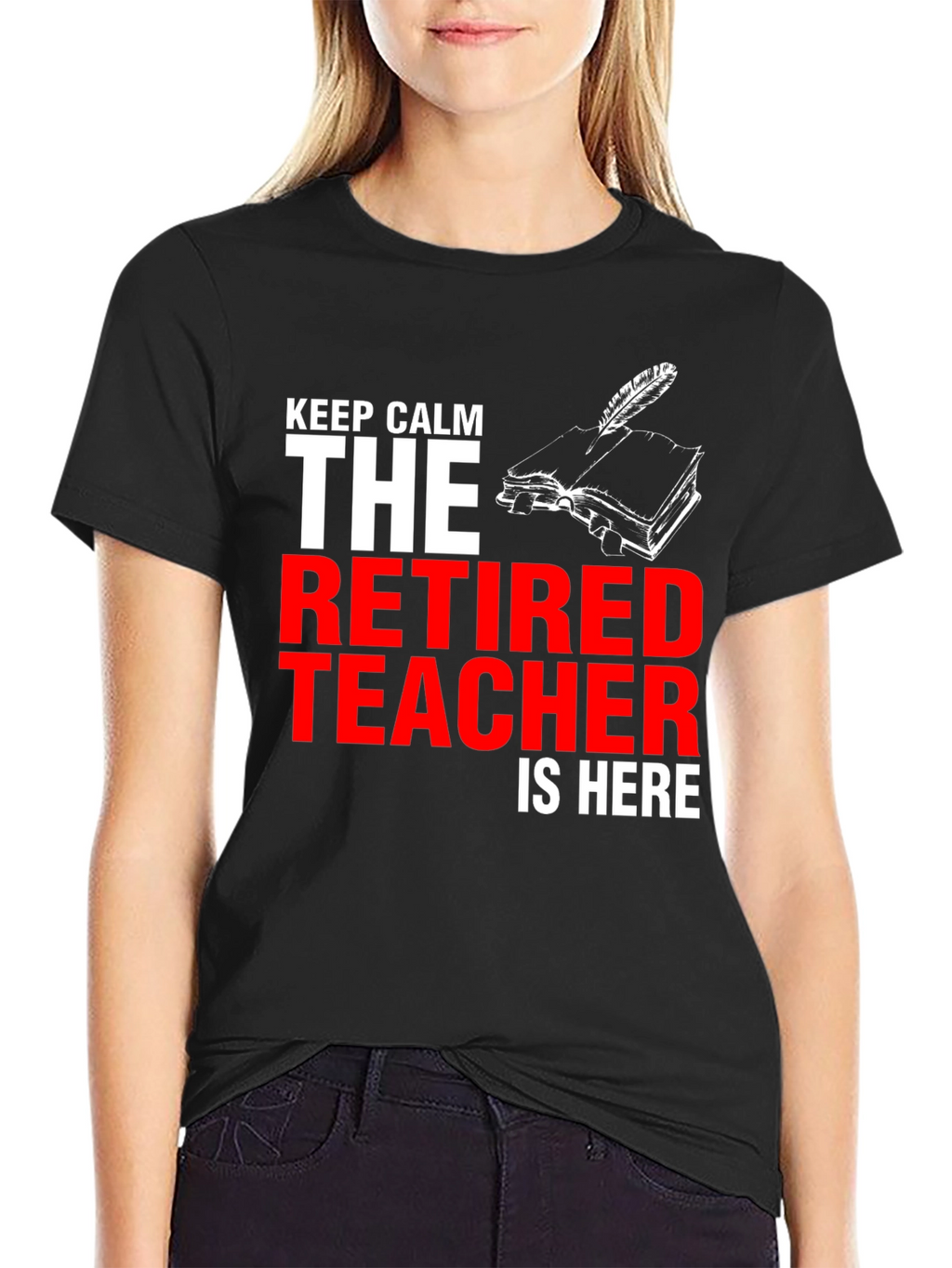 Retired Teacher T-Shirt - Keep Calm
