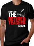 Retired Teacher T-Shirt - Keep Calm