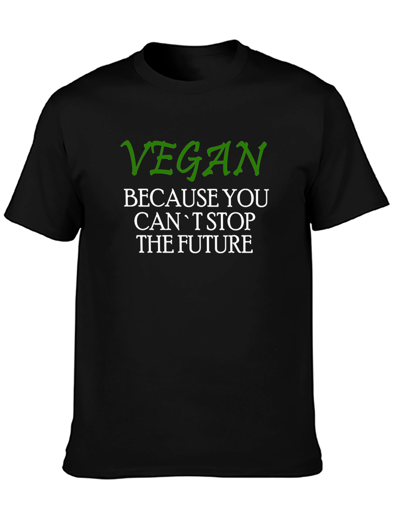 Vegan Future Black T-Shirt