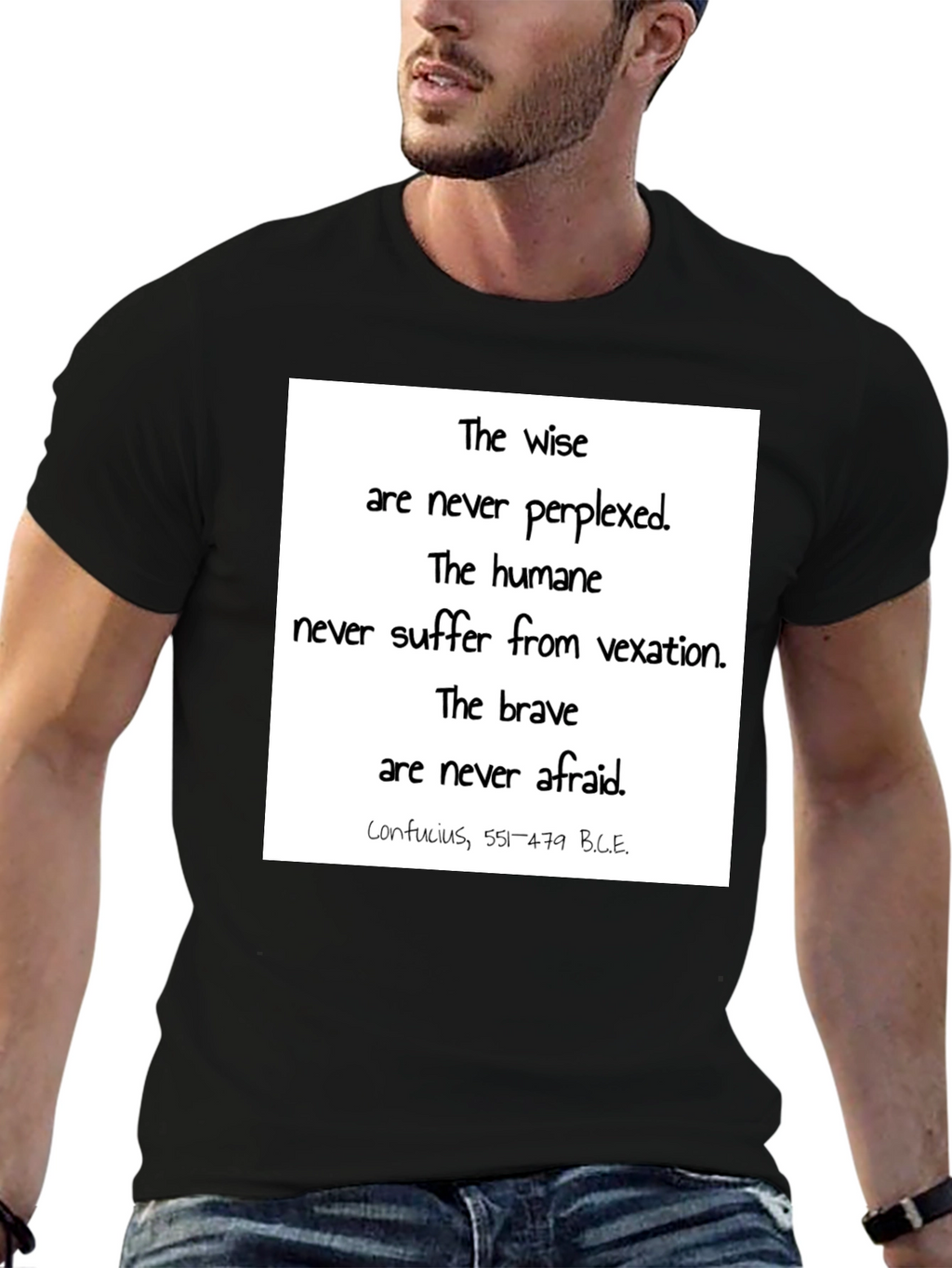 Wise Words T-Shirt - Confucius Quote