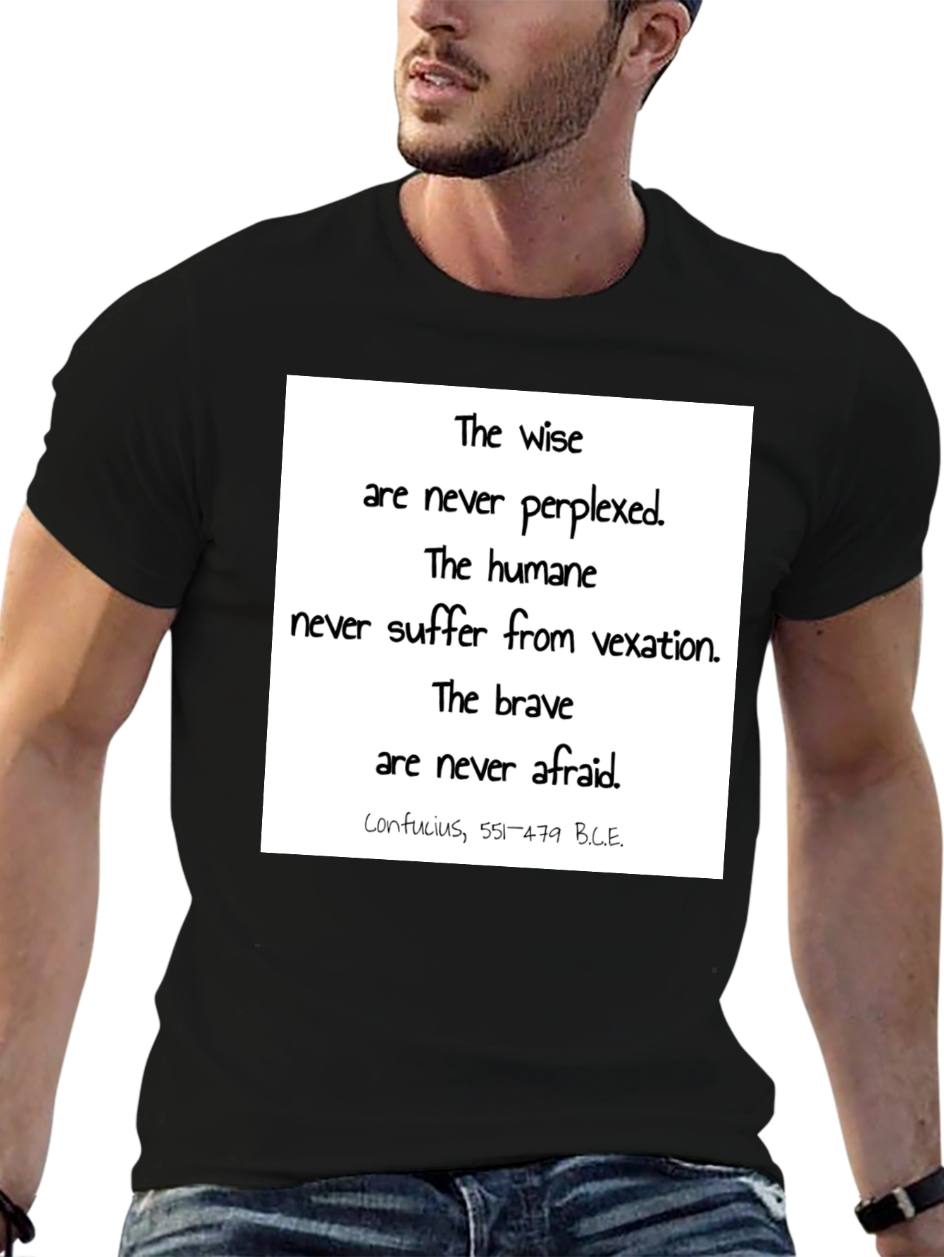 Wise Words T-Shirt - Confucius Quote