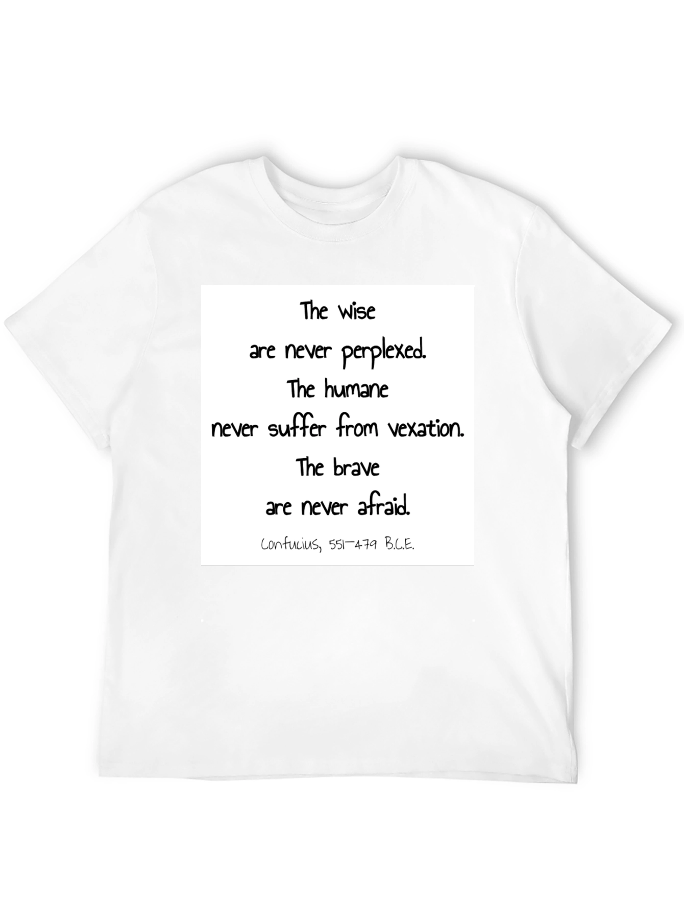 Wise Words T-Shirt - Confucius Quote