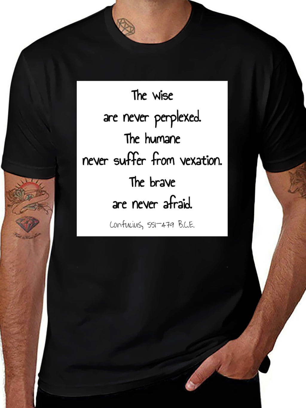 Wise Words T-Shirt - Confucius Quote