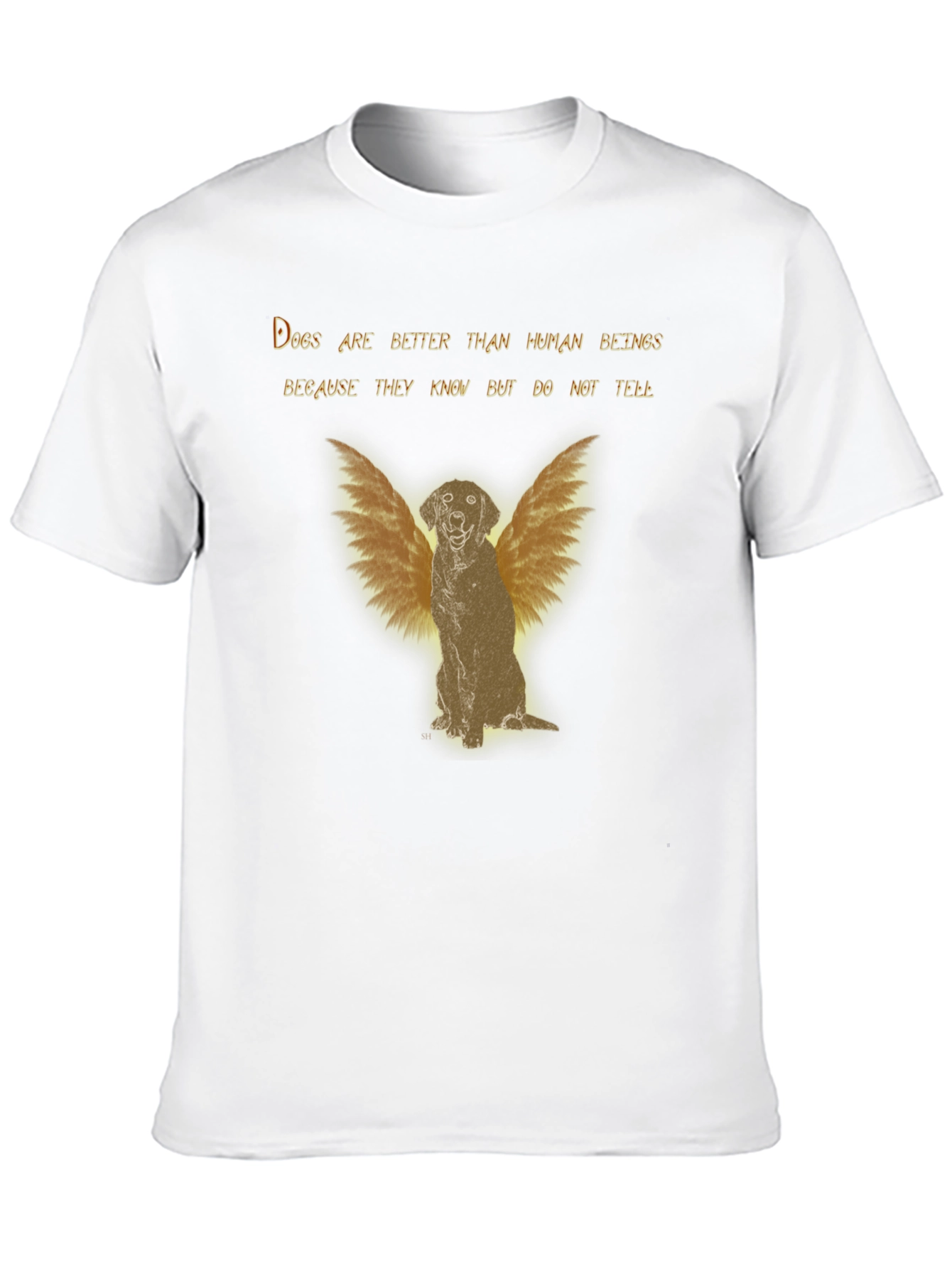 Dog Angel Graphic T-Shirt - Better Than Human